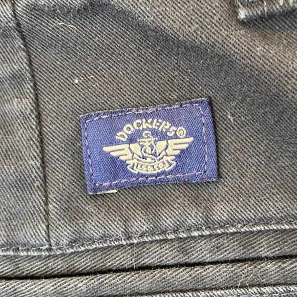 Dockers Mens Khakis 36x32 Black Pants 100% Cotton Casual Trousers Straight Leg - Picture 10 of 15